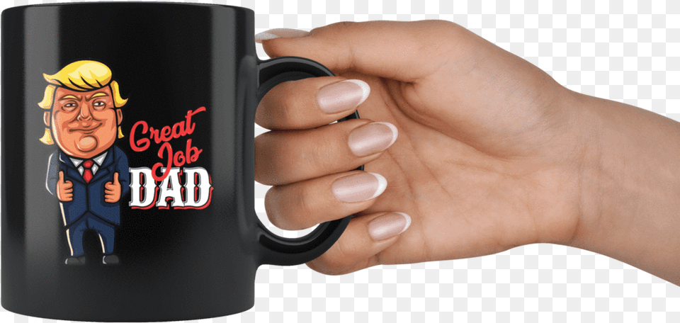 Mug, Person, Hand, Body Part, Finger Free Png Download