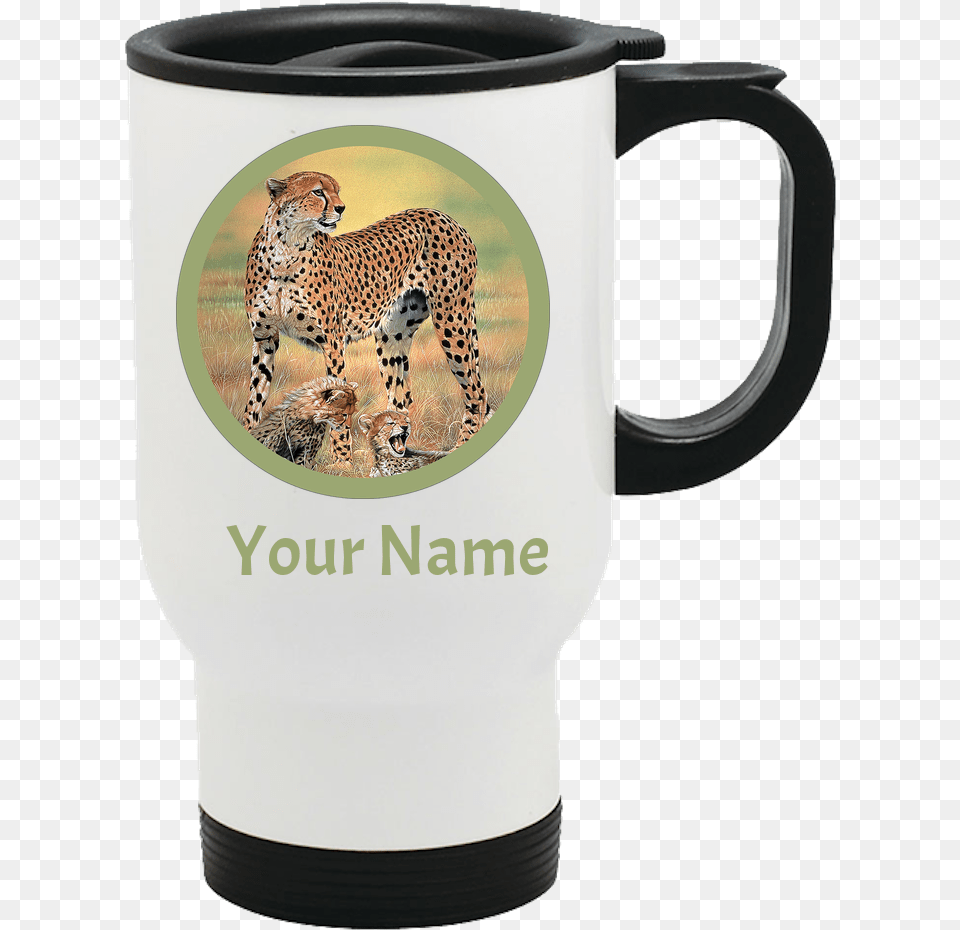 Mug, Animal, Cheetah, Mammal, Wildlife Png Image