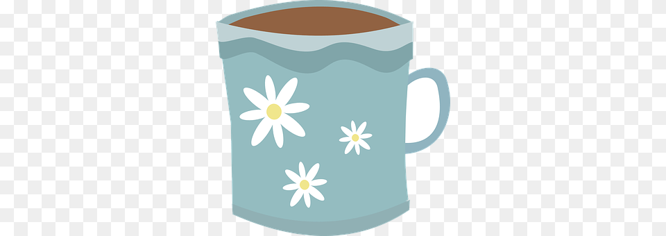 Mug Cup, Daisy, Flower, Plant Free Transparent Png