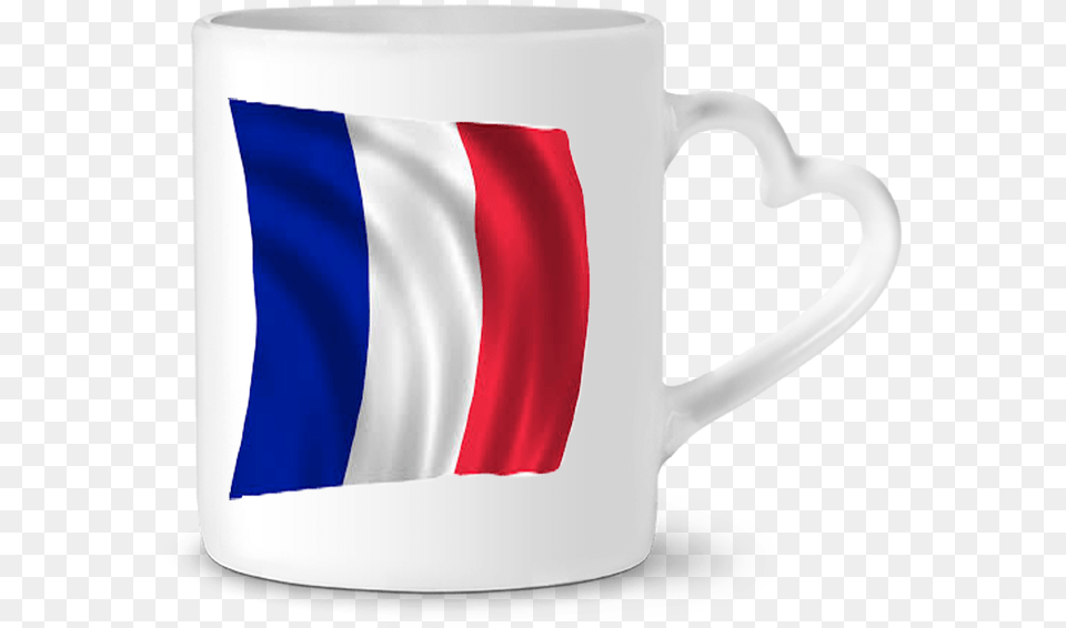 Mug Coeur Drapeau Par Mebarek Refai Mug, Cup, Beverage, Coffee, Coffee Cup Png