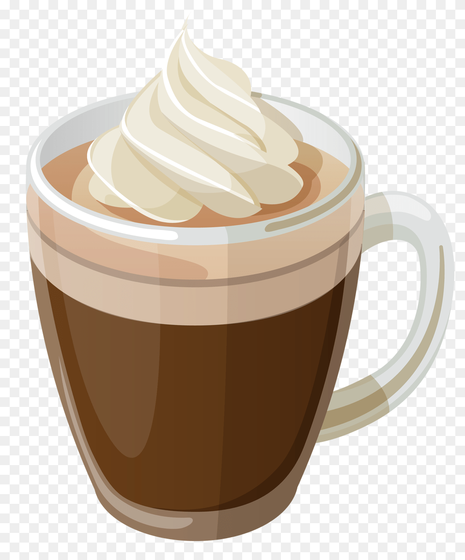 Mug Coffee, Cream, Cup, Dessert, Food Png Image