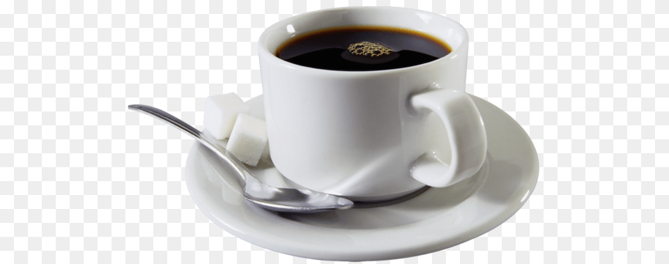 Mug Coffee, Cup, Cutlery, Spoon, Saucer Png Image