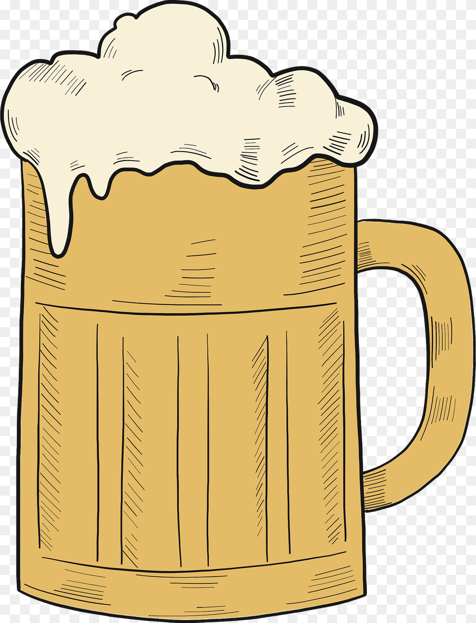 Mug Of Beer Clipart, Cup, Alcohol, Beverage, Glass Free Png