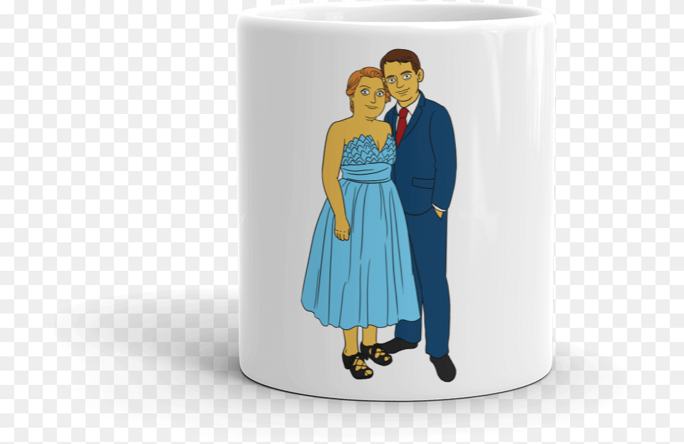 Mug With My Love Mug, Formal Wear, Clothing, Dress, Person Png Image