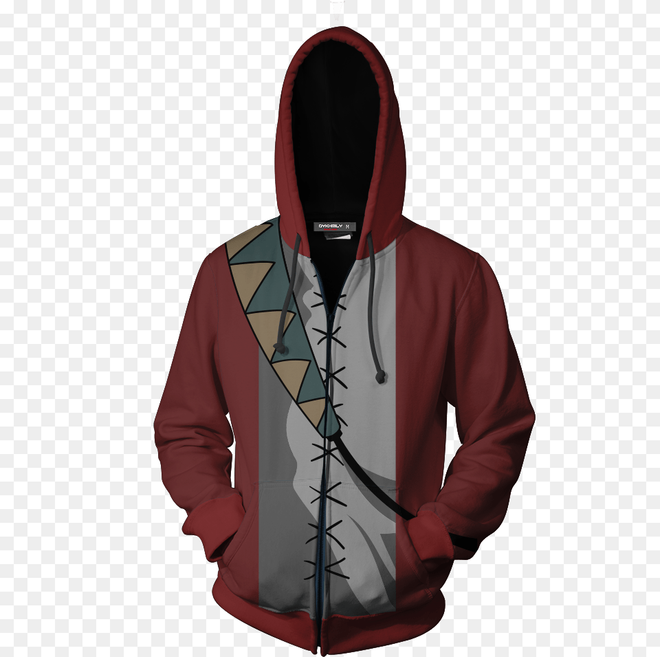 Mugen Samurai Champloo Cosplay Zip Up Hoodie Jacket Devil May Cry 5 Vergil Coat, Clothing, Hood, Knitwear, Sweater Free Png Download