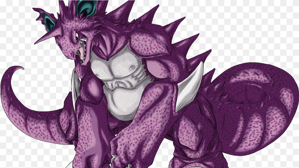 Mugendai Na Yume 034 Nidoking Dragon, Purple, Baby, Person, Face Free Transparent Png