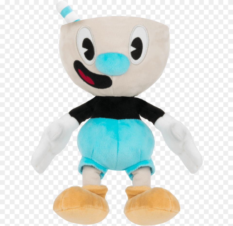 Mugman Cup Head Plush, Toy, Clothing, Footwear, Shoe Png