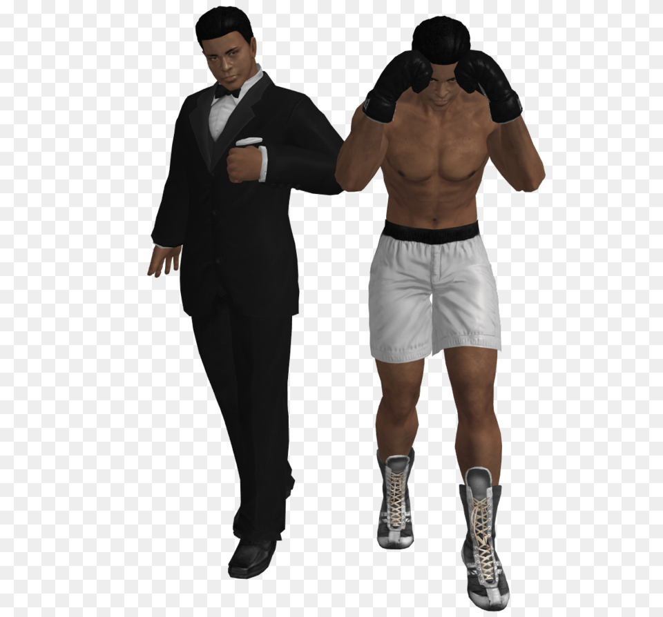 Muhammad Ali Model Pack For Xps, Footwear, Clothing, Suit, Shorts Free Transparent Png