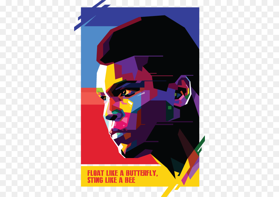Muhammad Ali Pop Art, Advertisement, Poster, Graphics, Adult Free Png Download