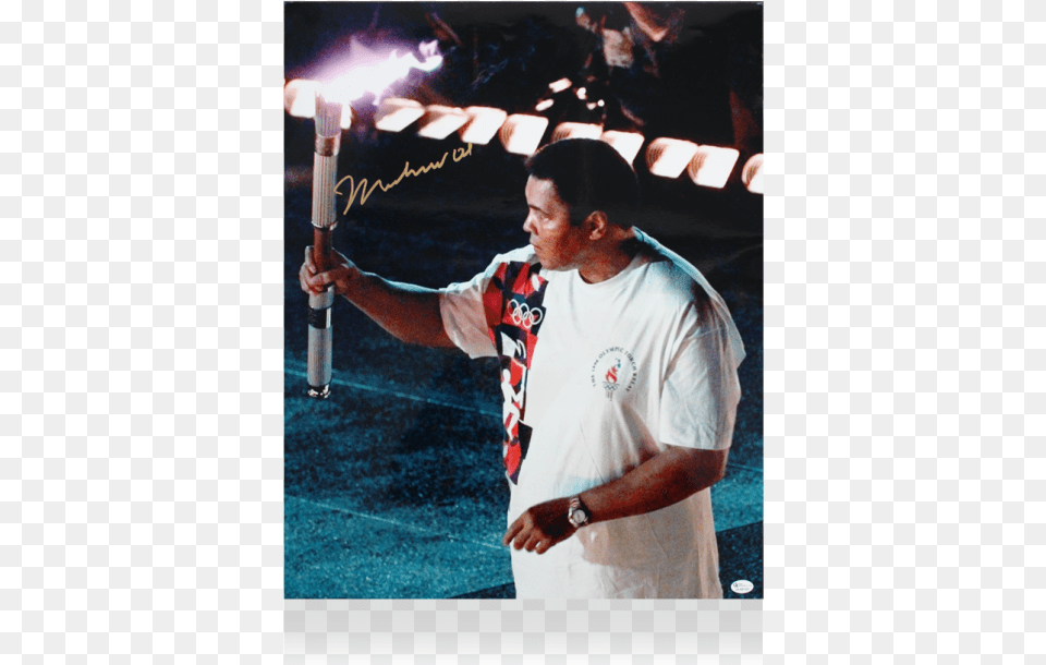 Muhammad Ali Signed Photo Muhammad Ali, Adult, Person, Man, Male Free Png Download