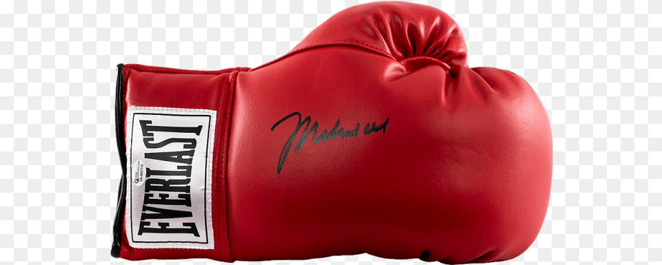 Muhammad Ali Signed Red Everlast Boxing Muhammad Ali Boxing Glove, Clothing Free Transparent Png