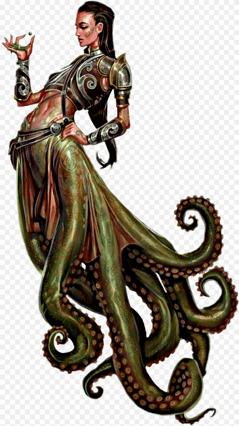 Mujer Sticker Octopus Fantasy Race, Adult, Wedding, Person, Woman Png