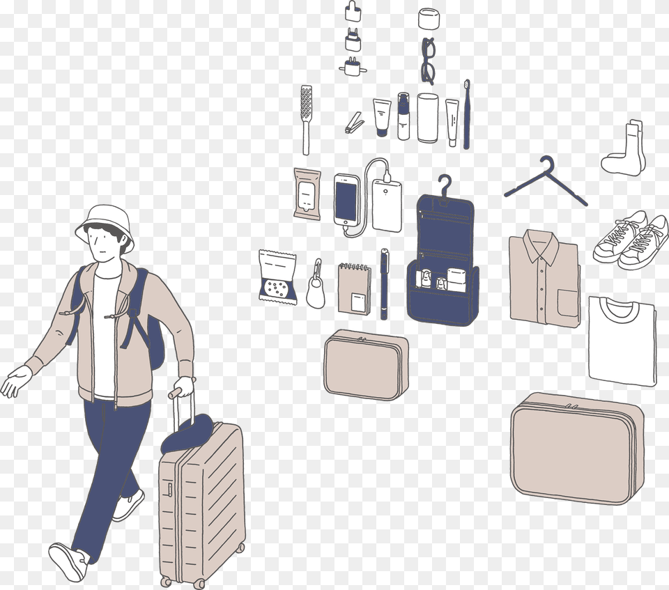 Muji To Go Muji Illustration, Adult, Person, Man, Male Png Image