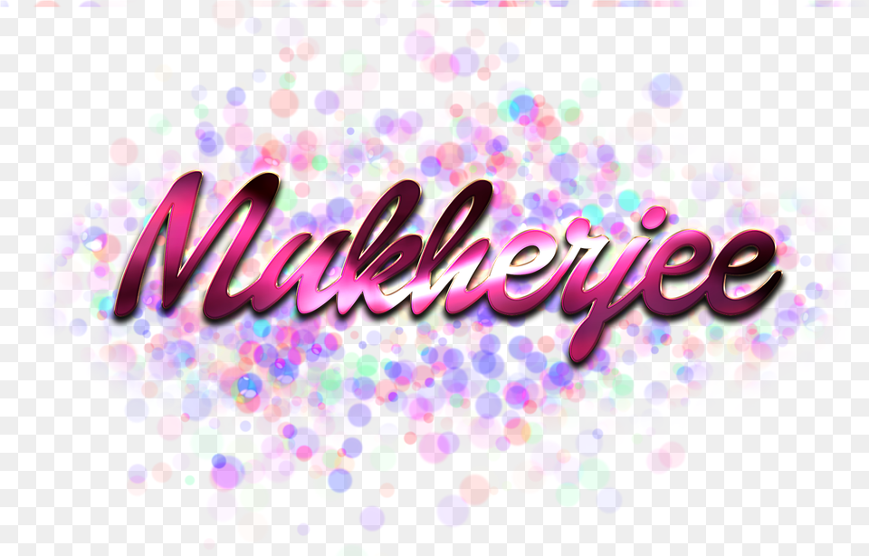 Mukherjee Name Logo Bokeh Manisha Name Logo, Art, Graphics, Purple, Paper Free Png