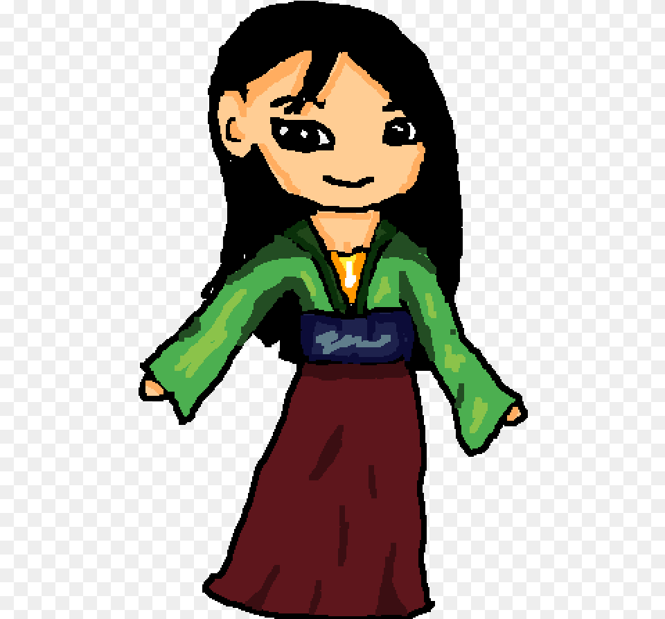 Mulan, Person, Face, Head, Cartoon Png Image