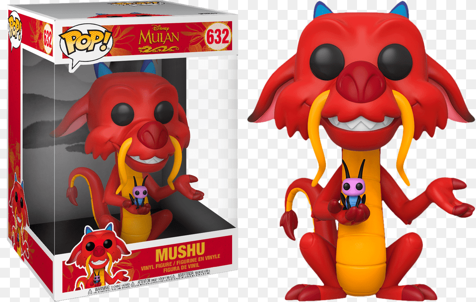 Mulan Mushu Funko Pop Mulan 10 Mushu, Toy Free Png Download