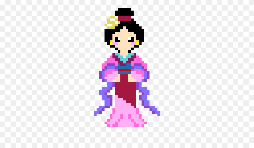 Mulan Pixel Art Maker, Purple, Dancing, Leisure Activities, Person Png