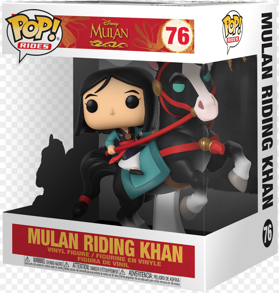 Mulan Riding Khan Funko Pop, Baby, Face, Head, Person Png Image