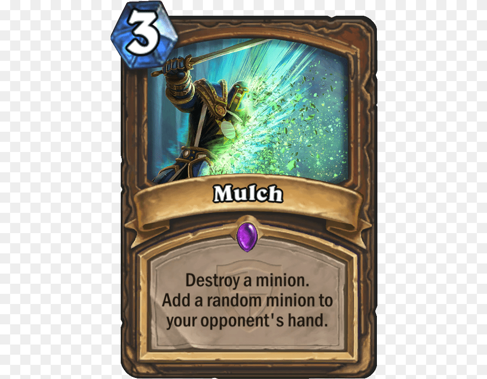 Mulch Card Mulch Hearthstone Card, Screen, Monitor, Computer Hardware, Electronics Free Png Download