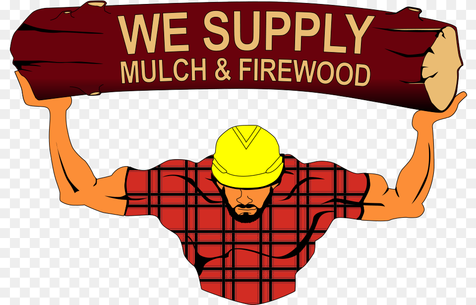 Mulch Firewood Clip Art, Helmet, Clothing, Hardhat, Person Png Image