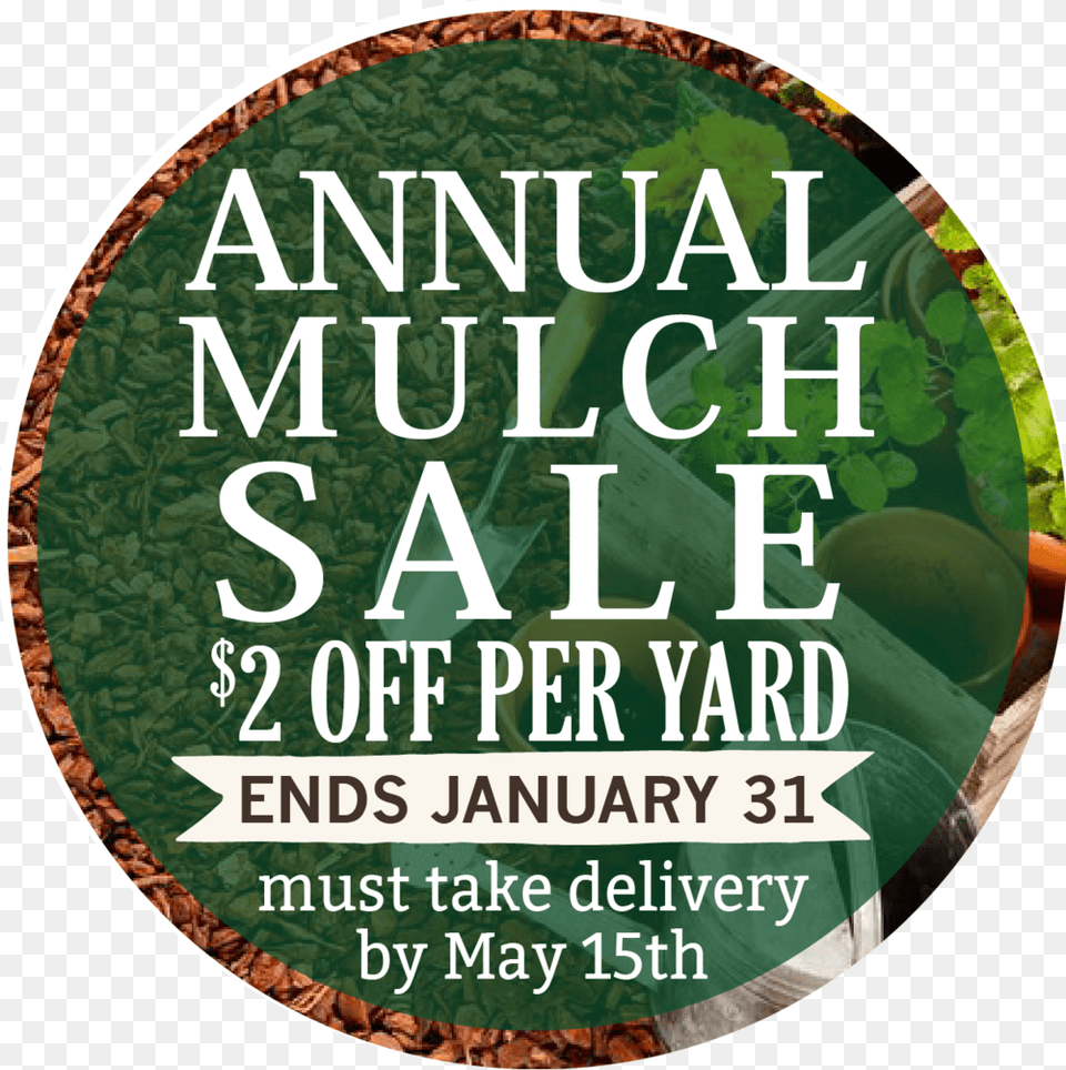 Mulch Sale, Advertisement, Herbal, Herbs, Plant Png Image
