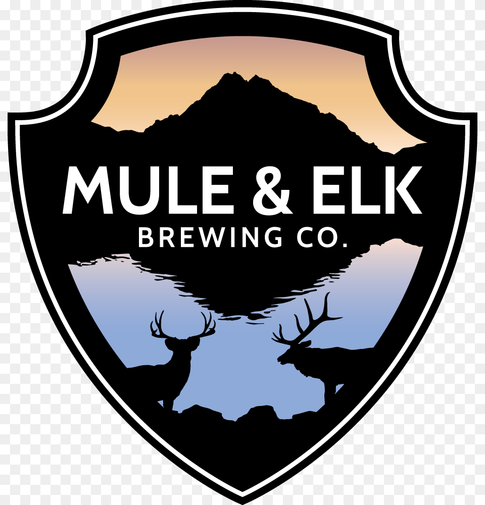 Mule And Elk Brewing, Logo, Animal, Deer, Mammal Png Image