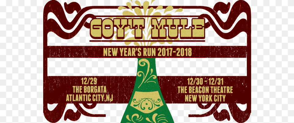 Mule New Year39s Eve 2017 Gov T Mule New Years Eve 2017, Advertisement, Poster, Dynamite, Weapon Png