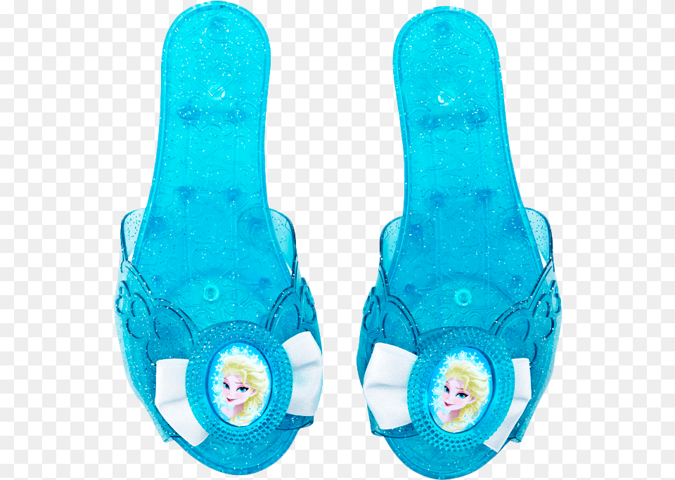 Mules Elsa La Reine Des Neiges Disney Elsa Frozen Girls Shoes, Clothing, Footwear, Sandal, Baby Free Png Download