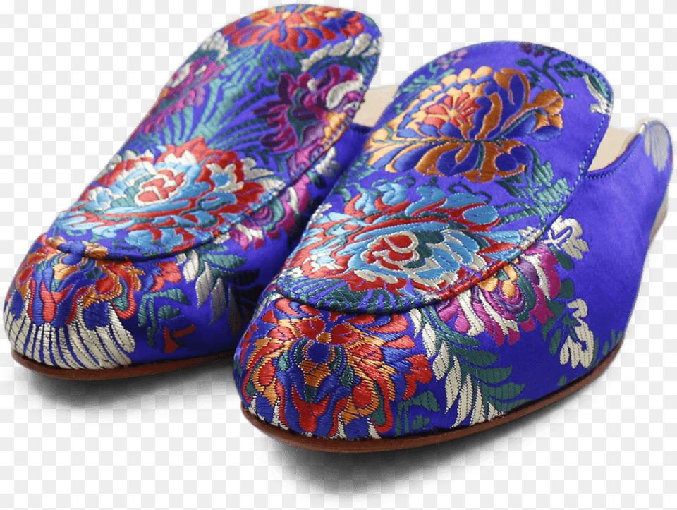Mules Mia 6 Korela Electric Blue Ls Natural Slip On Shoe, Clothing, Footwear, Pattern Free Png