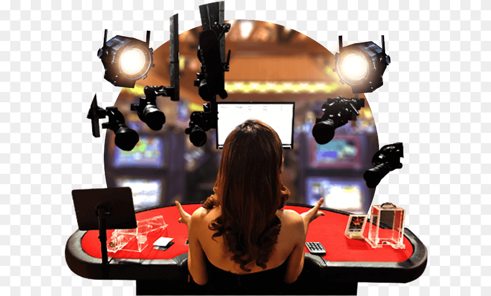 Multi Cam Baccarat Girl, Lighting, Photography, Person, Adult Free Png Download