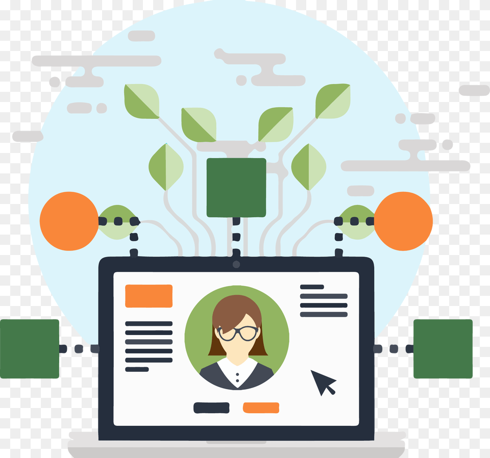 Multi Channel Marketing Vector, Computer, Electronics, Pc, Laptop Free Transparent Png