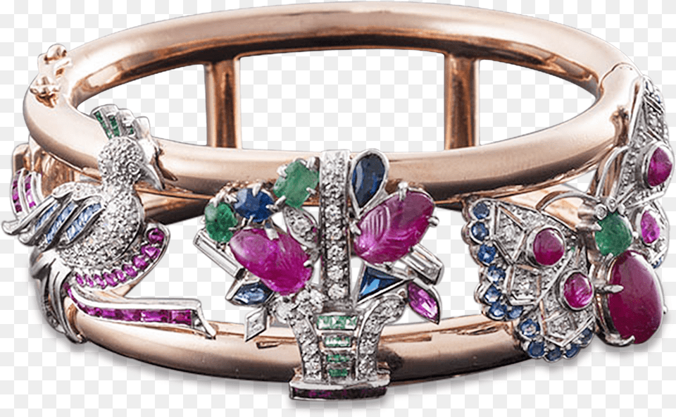 Multi Color Gemstone Bangle Bracelet, Accessories, Jewelry, Ornament, Car Free Png Download