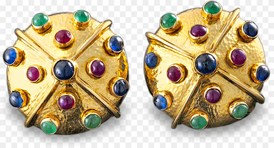 Multi Color Gemstone Earrings By David Webb Earrings, Accessories, Jewelry, Gold, Electrical Device Free Transparent Png