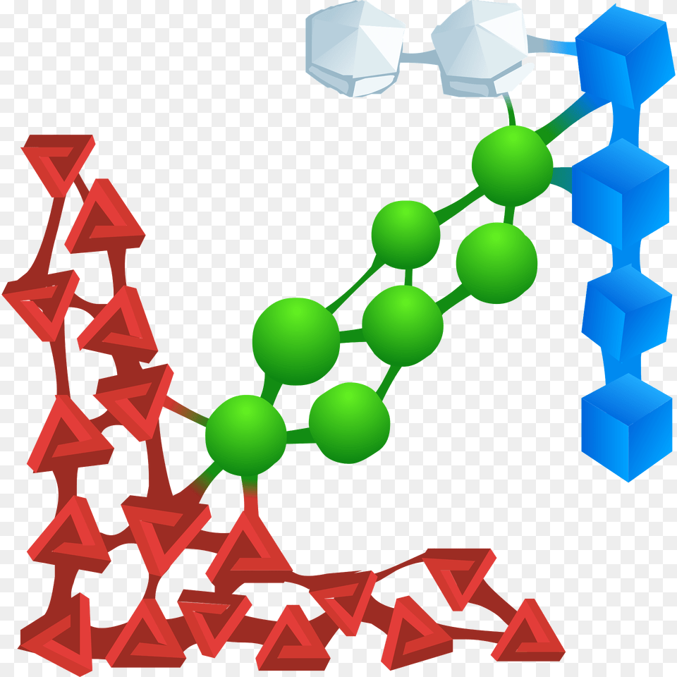 Multi Color Molecule Clipart, Accessories, Art Free Png