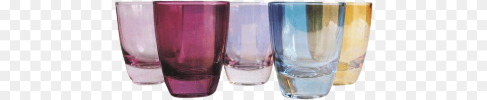 Multi Color Shot Glasses Pint Glass, Jar, Pottery, Vase, Cup Free Transparent Png