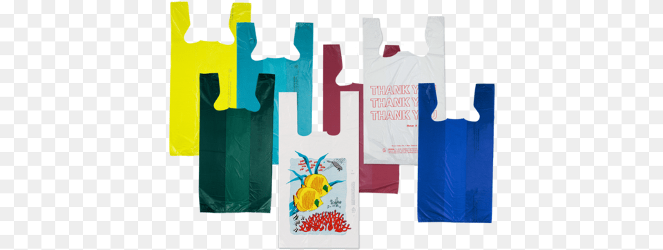 Multi Color T Shirt Carry Bags Bag Size Bag, Plastic, Plastic Bag, Adult, Male Png