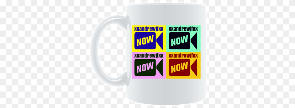 Multi Color Younow Logo Mug Younow, Cup, Beverage, Coffee, Coffee Cup Png Image