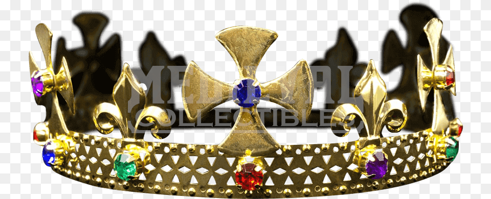 Multi Colored Gold Kings Crown Tiara, Accessories, Jewelry, Chandelier, Lamp Free Transparent Png