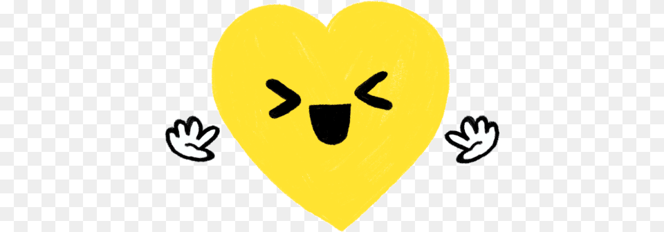 Multi Colored Heart Love Gif Yellow Color Gif, Face, Head, Person Free Png