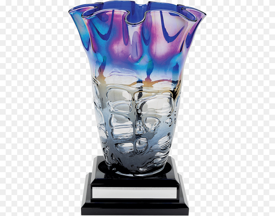 Multi Colored Vase On A Base Vase, Jar, Pottery, Person Png Image