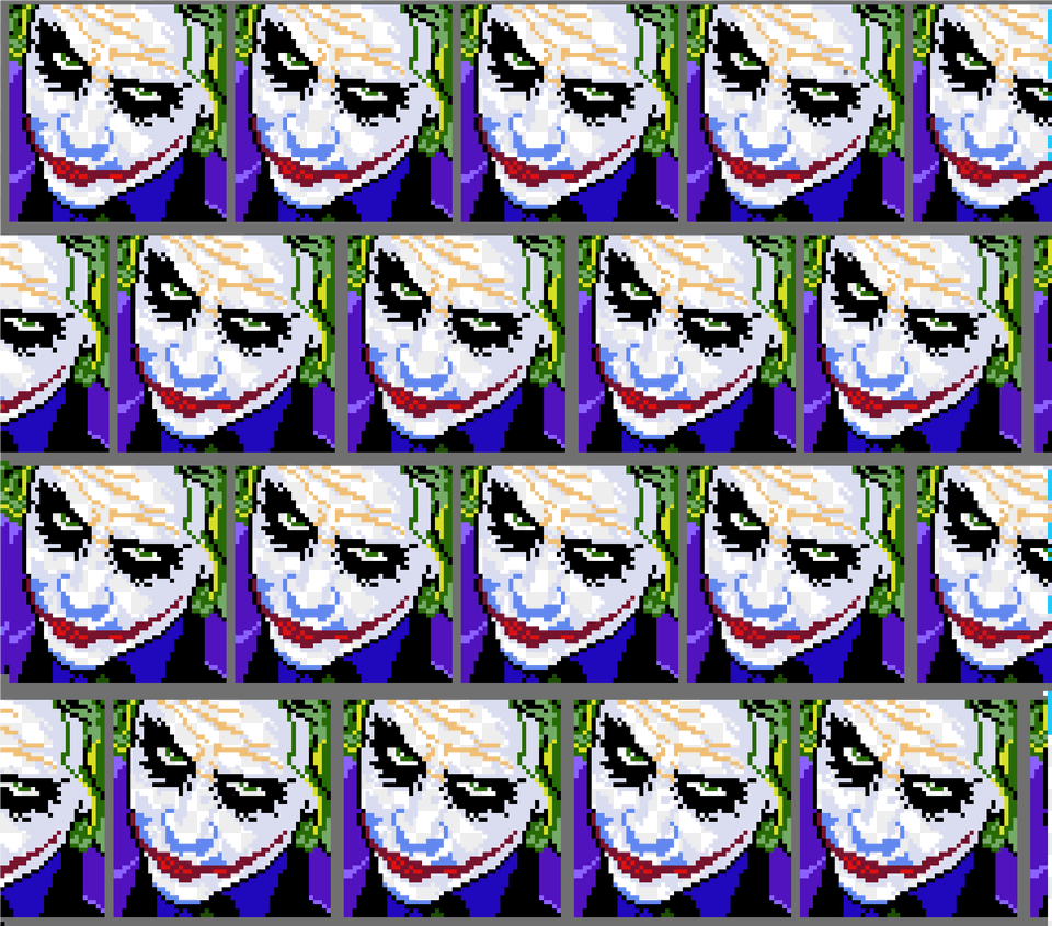 Multi Joker Pixel Art, Book, Comics, Publication, Collage Free Transparent Png