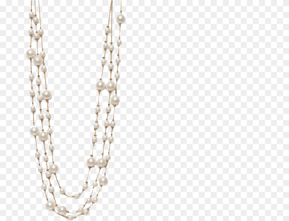 Multi Layer Pearl Necklace Necklace, Accessories, Jewelry, Bead, Bead Necklace Free Png Download