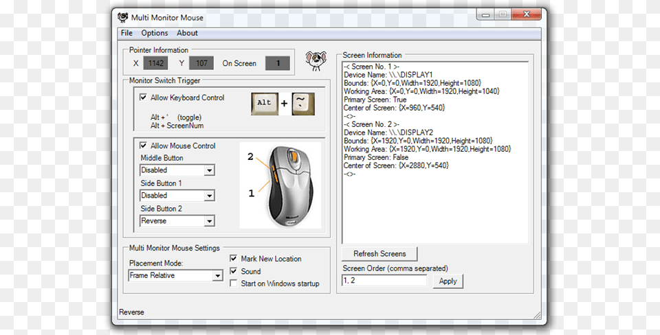 Multi Monitor Mouse, Computer Hardware, Electronics, File, Hardware Free Png Download