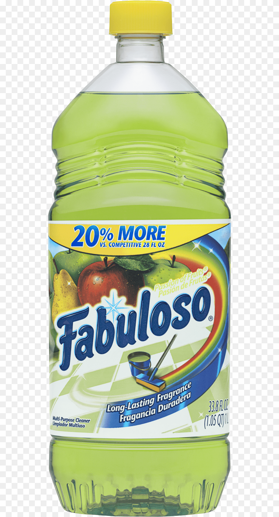 Multi Purpose Cleaner Passion Fruit Fabuloso Cleaner, Bottle, Beverage, Pop Bottle, Soda Free Transparent Png