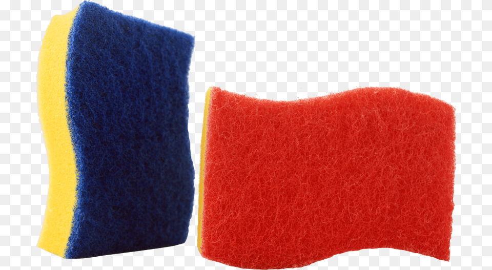 Multi Purpose Scouring Sponge 2 Pcs Wave Shape Wool, Accessories, Bag, Handbag Free Transparent Png