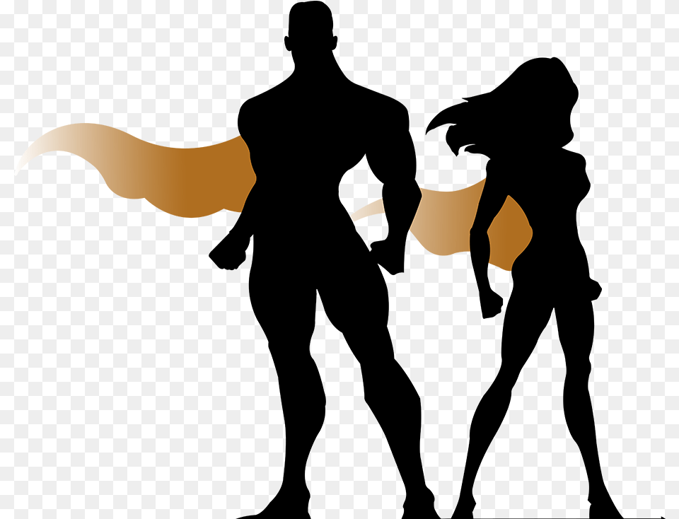 Multi Sport Fitness Expo Amp Ifbb Pro Competition Silhouette Of Superhero Girl, Logo, Person Png Image
