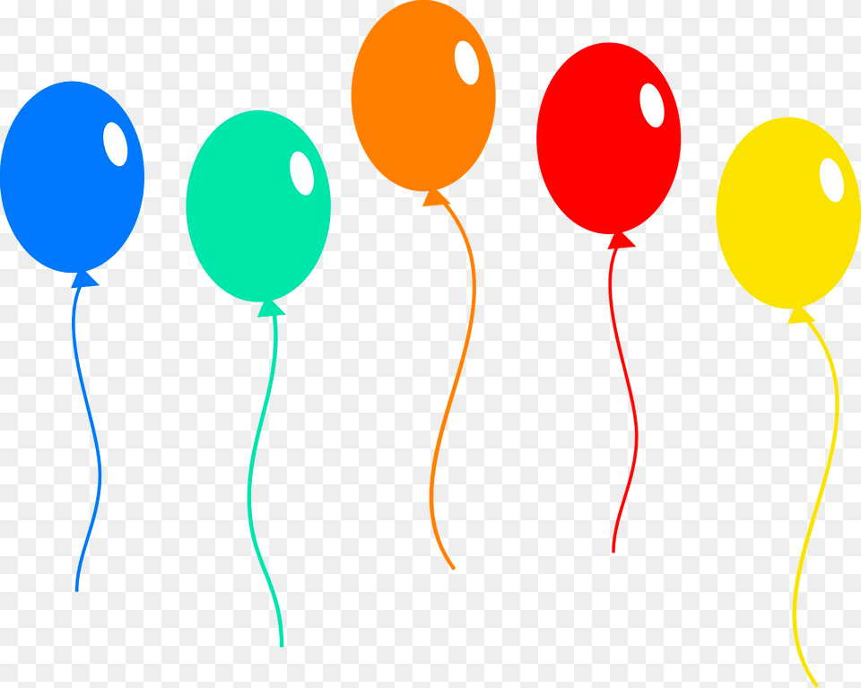 Multicolored Balloons Clipart, Balloon Free Transparent Png