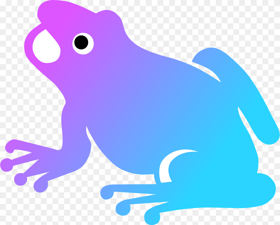 Multicolored Frog Clipart, Amphibian, Animal, Wildlife, Fish Free Png Download
