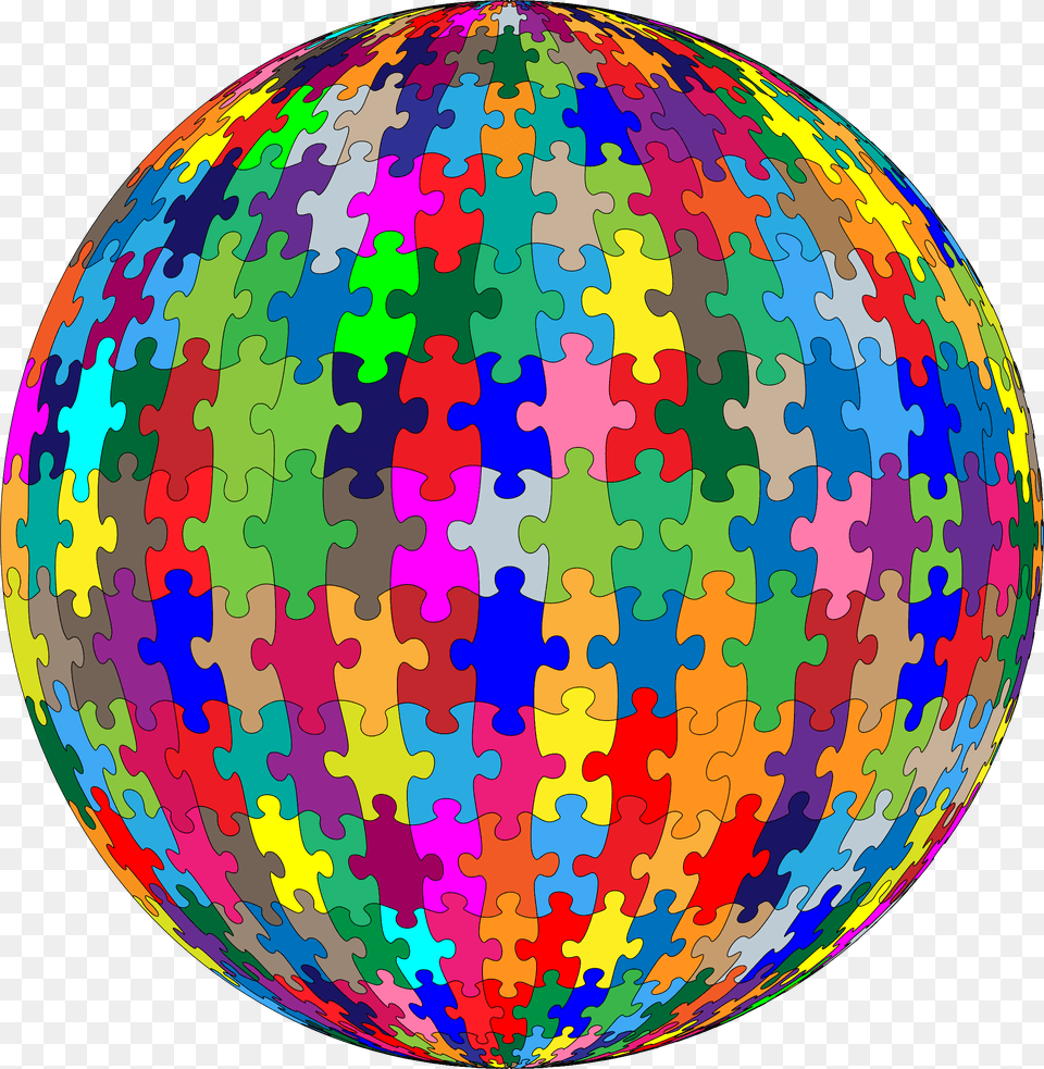 Multicolored Jigsaw Puzzle Pieces Sphere Clip Arts Multi Colored Puzzle Pieces, Game, Jigsaw Puzzle Png Image