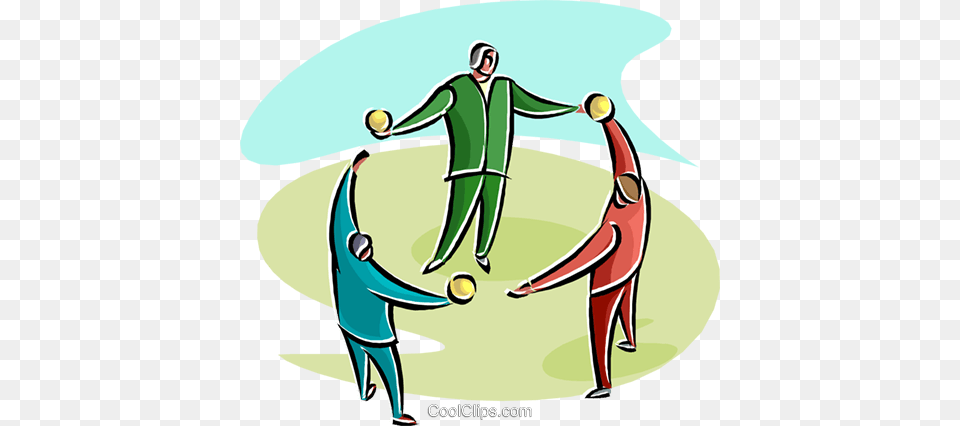 Multicultural People Standing In A Circle Royalty Vector Clip, Juggling, Person, Ball, Sport Free Transparent Png